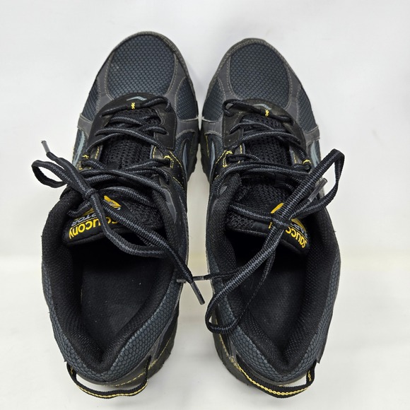 Saucony Raptor TR Mens Trail Running Shoes Black Grey Yellow S25283-1 Size 10 - Picture 12 of 12